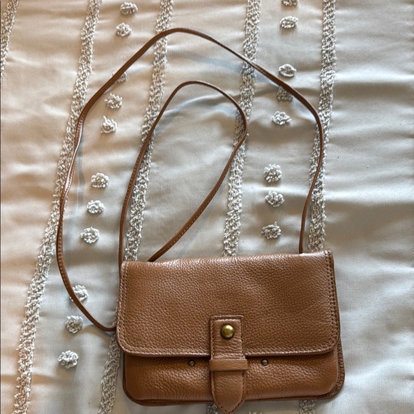 Lucky Brand Handbags - Lucky Brand Tan Crossbody Bag with Classic Design